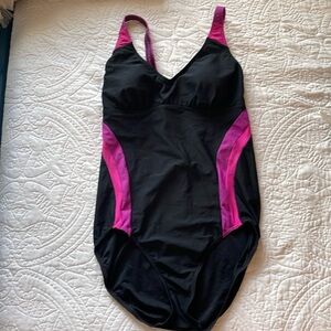 Lands End One Piece Swimsuit - size 14L - Long Torso